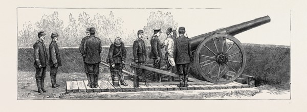 THE WAR IN THE EAST: RUSSIAN BATTERY ON THE HEIGHTS OF IBRAILA
