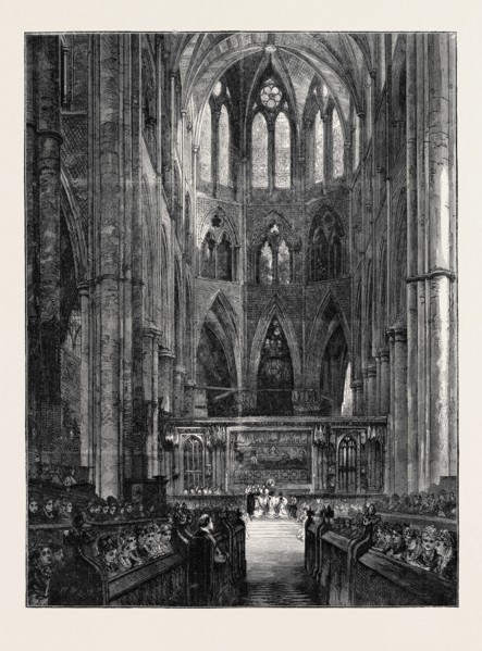 WESTMINSTER ABBEY, LONDON, 1870
