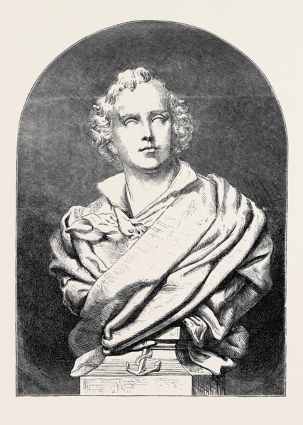 BUST OF WAGHORN, Erected at Port Said, on the banks of the Suez Canal, by M. de Lesseps, 1870