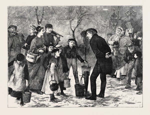 A STREET PLUG DURING A FROST, 1870