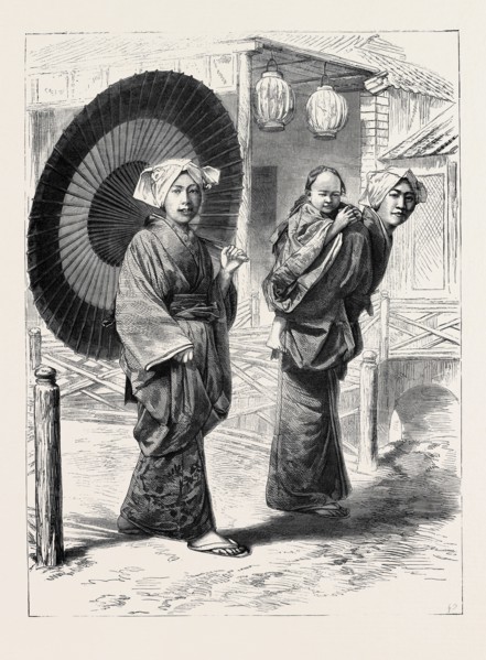 JAPANESE LADIES, 1870