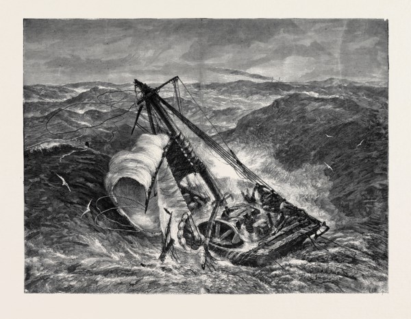 A GALE IN THE NORTH SEA, 1870