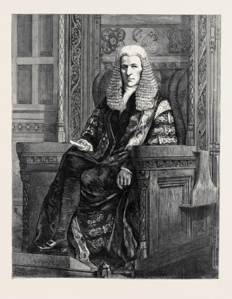 THE RIGHT HONOURABLE THE SPEAKER OF THE HOUSE OF COMMONS, 1870