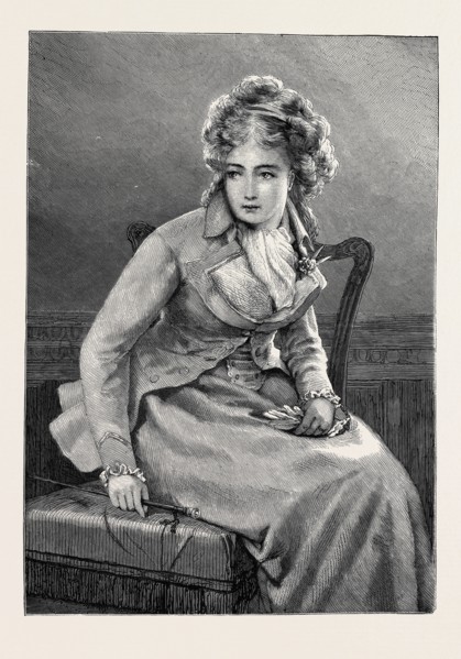 "GRANDMAMMA", FROM A DRAWING BY G.D. LESLIE, A.R.A., 1870