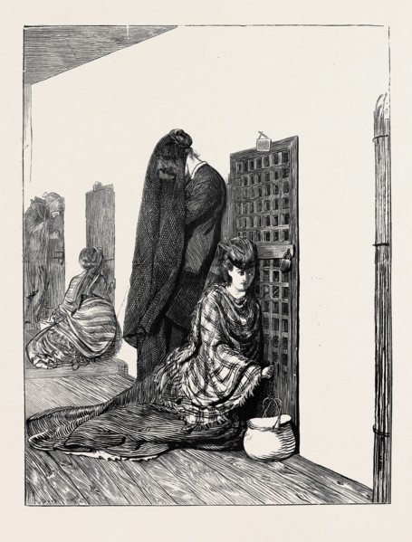 THE TOMBS, THE PRINCIPAL TEMPORARY POLICE PRISON IN NEW YORK. HERE ARE INCARCERATED THE PRISONERS