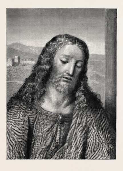 HEAD OF OUR SAVIOUR FROM LEONARDO DA VINCI'S "LAST SUPPER"