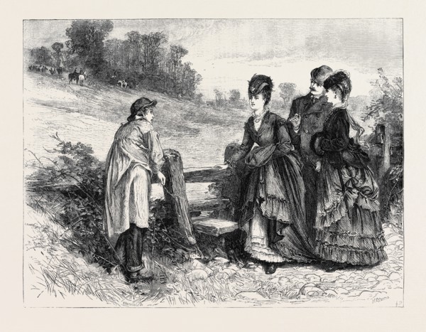 "WILL THE FOX BREAK THIS SIDE?", 1870