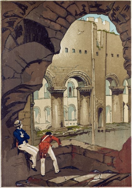 ROCHESTER CASTLE, INTERIOR, UK