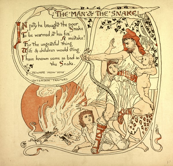 THE MAN AND THE SNAKE