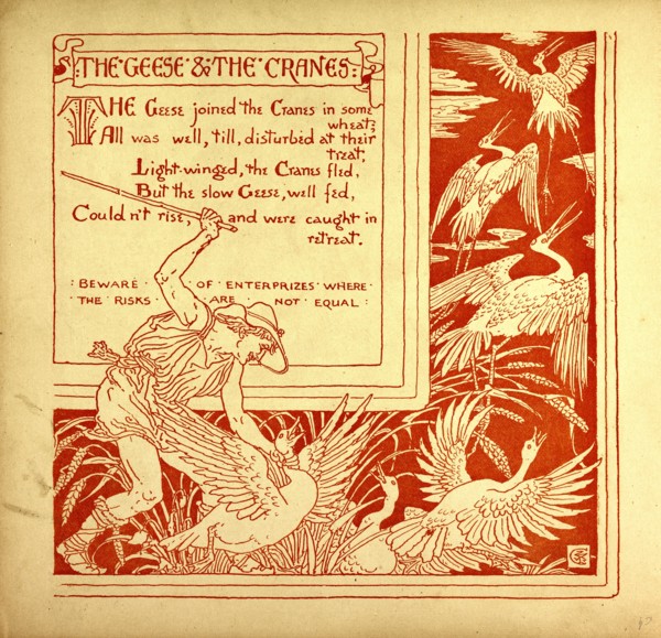 THE GEESE AND THE CRANES