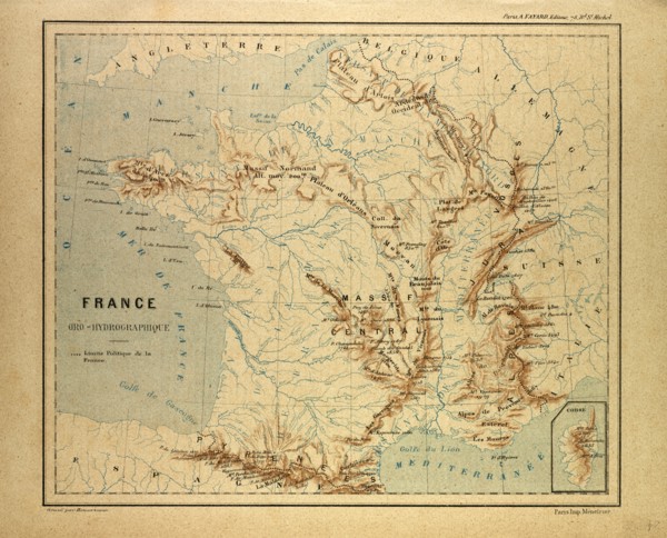 MAP OF FRANCE