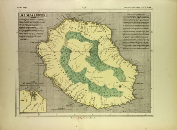 MAP OF LA RÃâUNION
