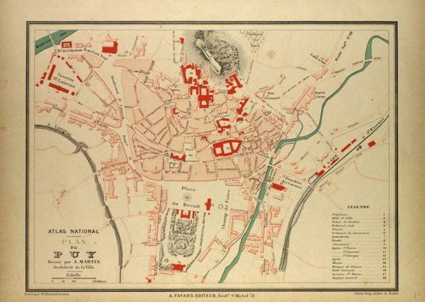 MAP OF PUY, FRANCE