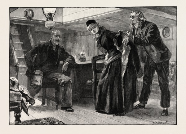 ON BOARD THE LIGHT OF THE WORLD, DRAWN BY W.H. OVEREND