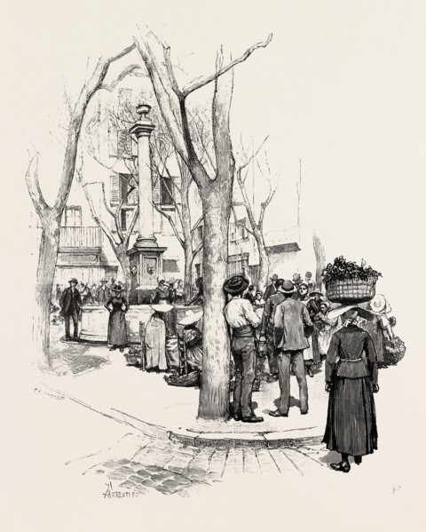 A BIT OF THE MARKETPLACE, GRASSE, FRANCE