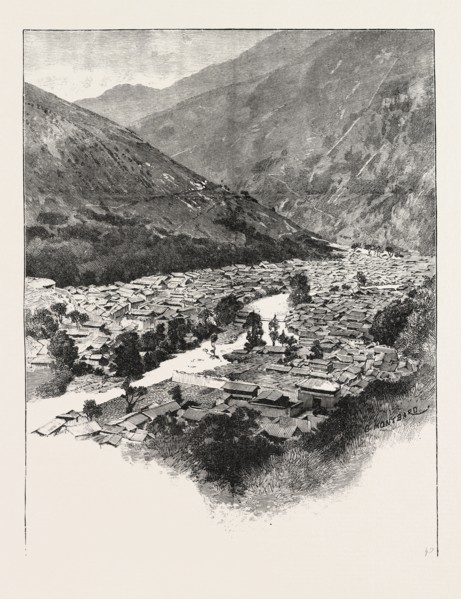 TA-CHIEN-LU, A MOUNTAIN VILLAGE, ALTITUDE 8400 FEET.
