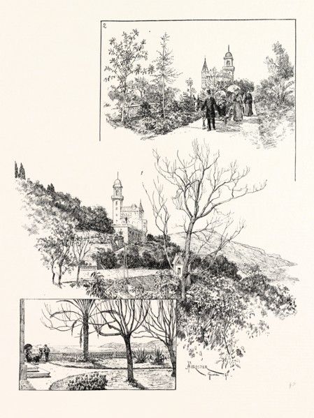 THE VILLA ST. GEORGES, GRASSE, BELONGING TO M. CHIRIS, SENATOR OF THE FRENCH REPUBLIC: 1. General