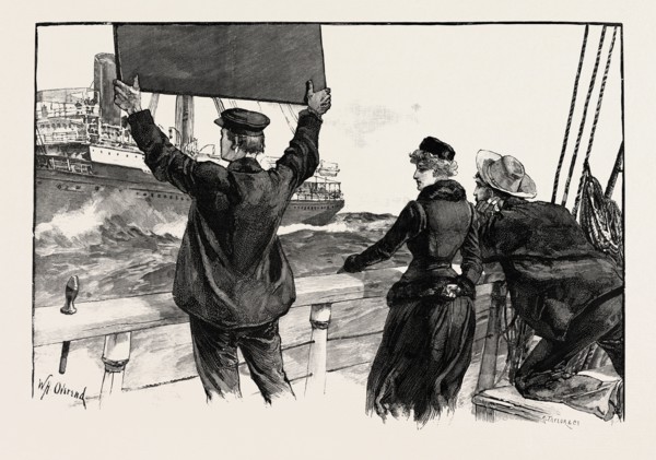 Have they read the message, do you think, Mr. Jones? DRAWN BY W. H. OVEREND.
