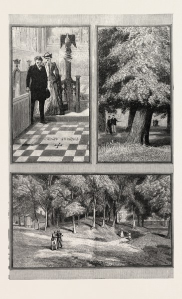 DERBY SCHOOL: DR. ARNOLD'S GRAVE; THE LAST OF THE THREE TREES; THE ISLAND.