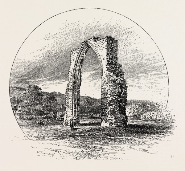 CHANCEL ARCH OF THE OLD ABBEY, DEEPDALE