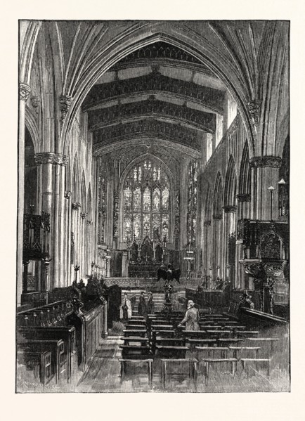 LEEDS: THE NAVE, LOOKING EAST, UK