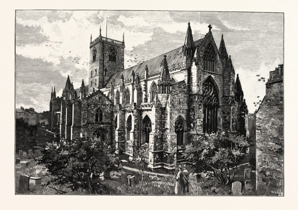 SELBY ABBEY, FROM THE SOUTH EAST