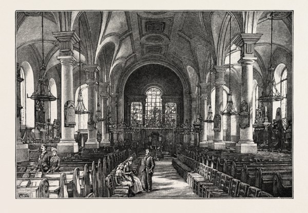 DERBY: ALL SAINTS' CHURCH, THE INTERIOR
