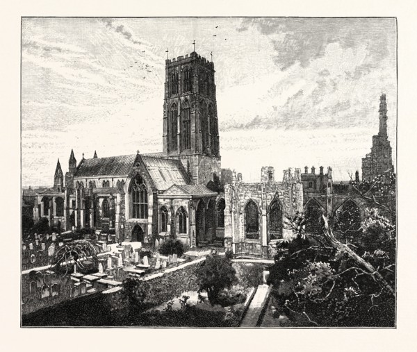 HOWDEN CHURCH: VIEW FROM THE SOUTH EAST