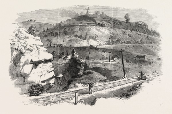 THE BALTIMORE AND OHIO RAILWAY: BOARDTREE HILL, USA