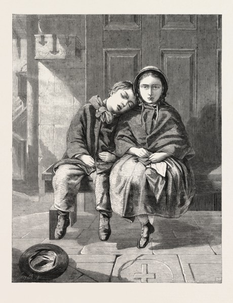 THE SERMON, BY T. ROBERTS, IN THE EXHIBITION OF THE SOCIETY OF BRITISH ARTISTS