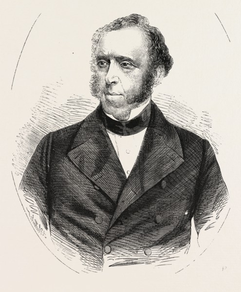 THE LATE MR. BRAIDWOOD, SUPERINTENDENT OF THE LONDON FIRE ENGINE ESTABLISHMENT.