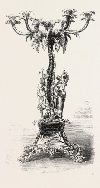 TESTIMONIAL FOR PRESENTATION TO THE LATE BRITISH CONSUL AT LIMA, 1854