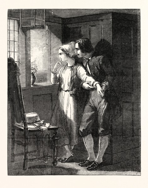 EVANGELINE PAINTED BY JOHN ABSOLON, FROM THE EXHIBITION OF THE NEW SOCIETY OF PAINTERS IN