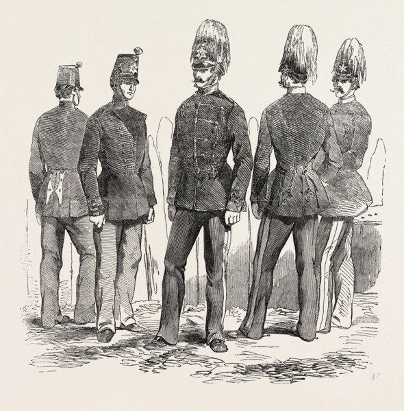 THE NEW UNIFORMS FOR THE LIGHT INFANTRY AND CAVALRY, 1854