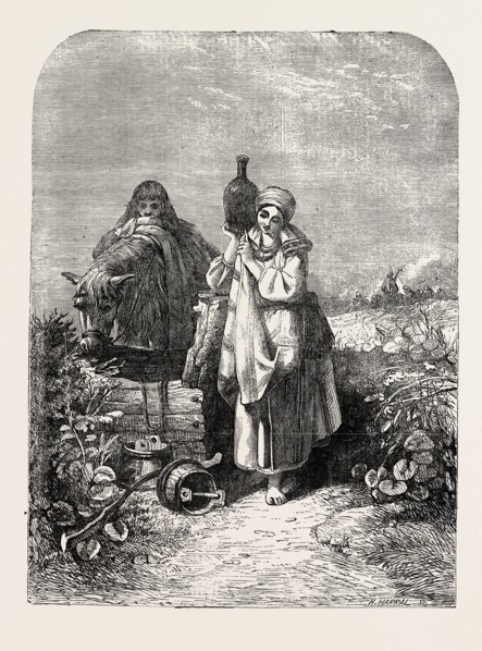 THE RUSSIAN SERF PAINTED BY JOSEPH J. JENKINS, FROM THE EXHIBITION OF THE SOCIETY OF PAINTERS IN