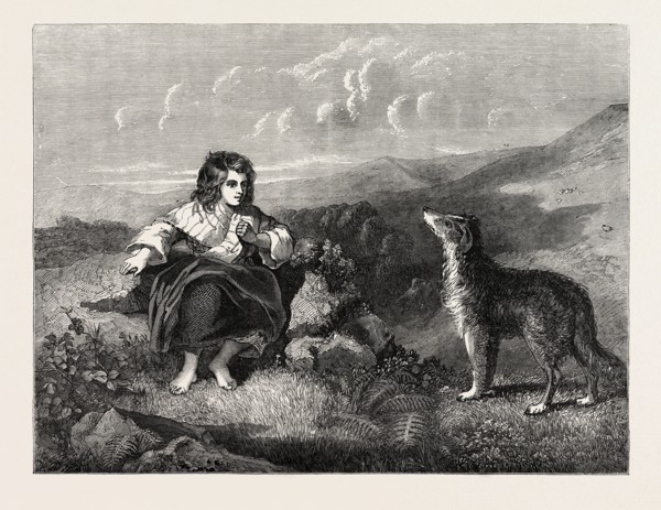 GIVING AN ORDER PAINTED BY T.H. MOLE