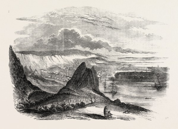 KAVARNÃ€ BAY, AND TOWN OF BALTSCHIK, 1854