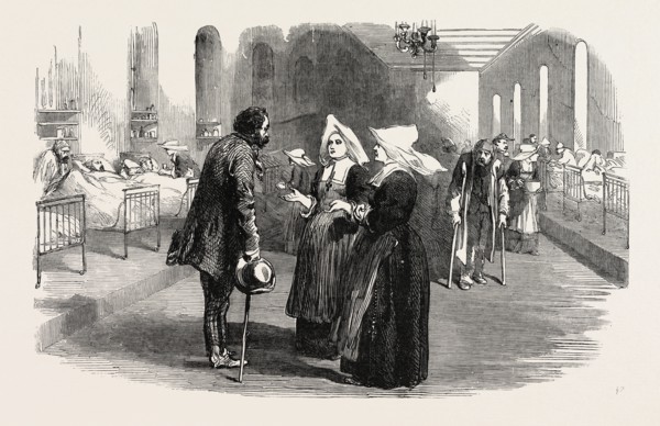 SISTERS OF CHARITY (ST. BENOIT), IN THE NEW HOSPITAL, AT PERA. 1854