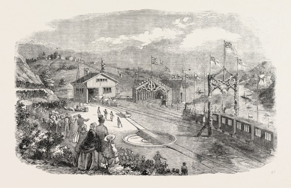 THE NORWEGIAN TRUNK RAILWAY: EIDSVOLD STATION, 1854