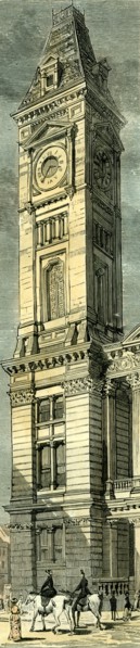 Birmingham, The New Museum, 1885, the principal entrance