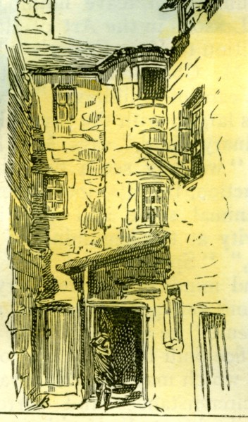 Aberdeen, In the Ship Row, 1885, UK