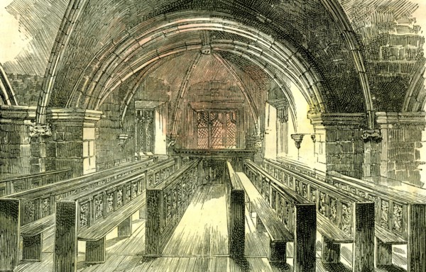 Aberdeen, East Church, The Crypt, 1885, UK