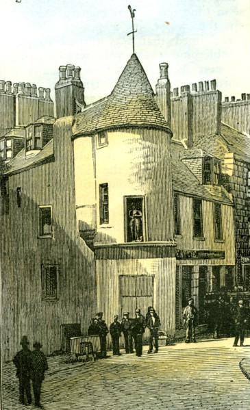 Aberdeen, Wallace's Nook, Nether Kirkgate, 1885, UK