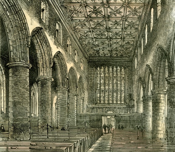 Aberdeen, Old Machar Cathedral, 1885, UK