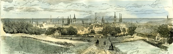 Aberdeen, 1885, U.K., From the Rubislaw Road