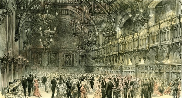 Aberdeen, 1885, U.K., The Town and County Hall in the Municipal Buildings