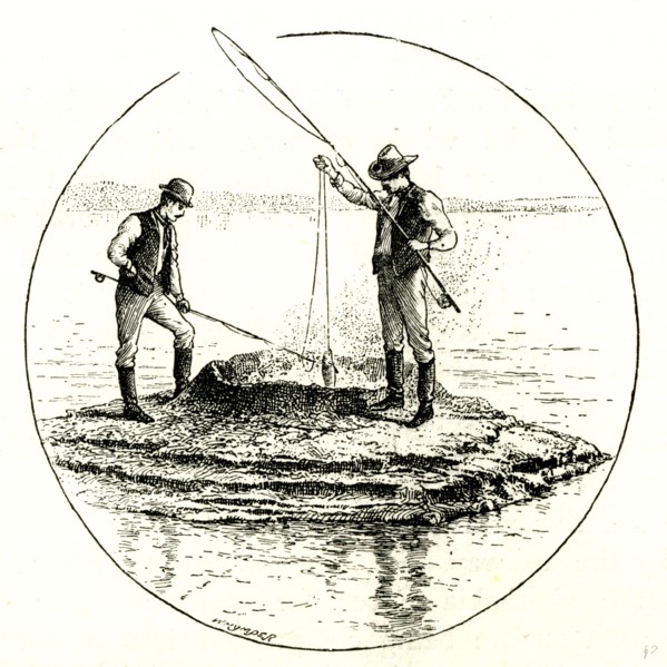 The Hot Cone in the Yellowstone Lake, 1891, USA