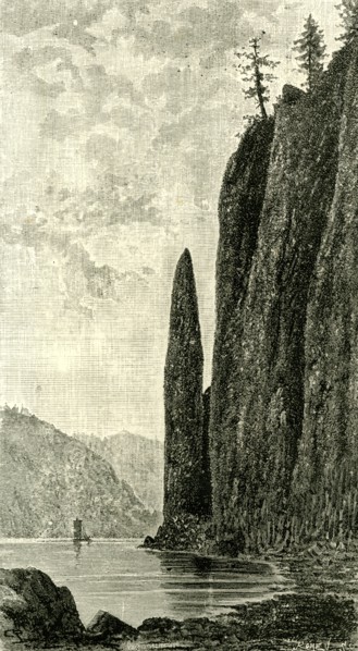 Cape Horn, on the Columbia River, 1891, USA