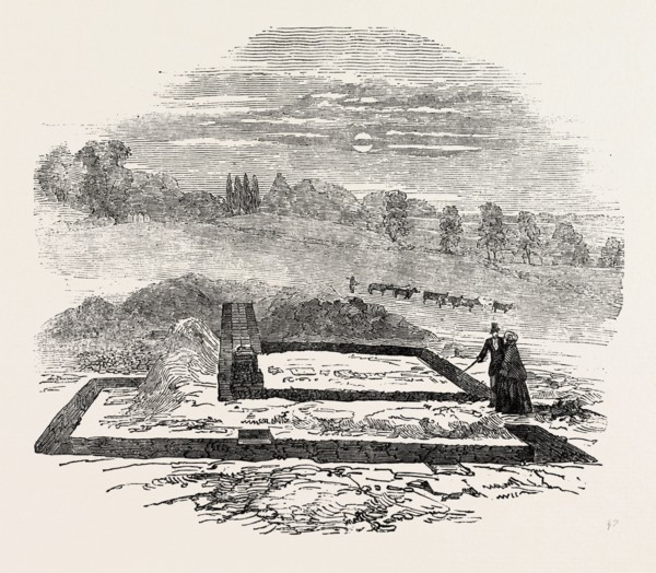 ROMAN REMAINS DISCOVERED AT KESTON, 1854