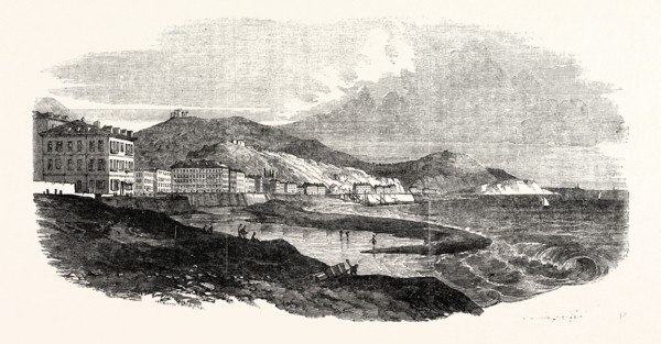 NICE, FROM THE WEST, FRANCE, 1854
